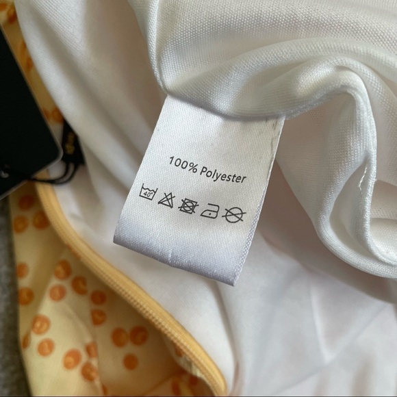 Nasty Gal Love & Other Things Yellow Hitting The Spot Side Ruched Mini Skirt NWT - Picture 7 of 9